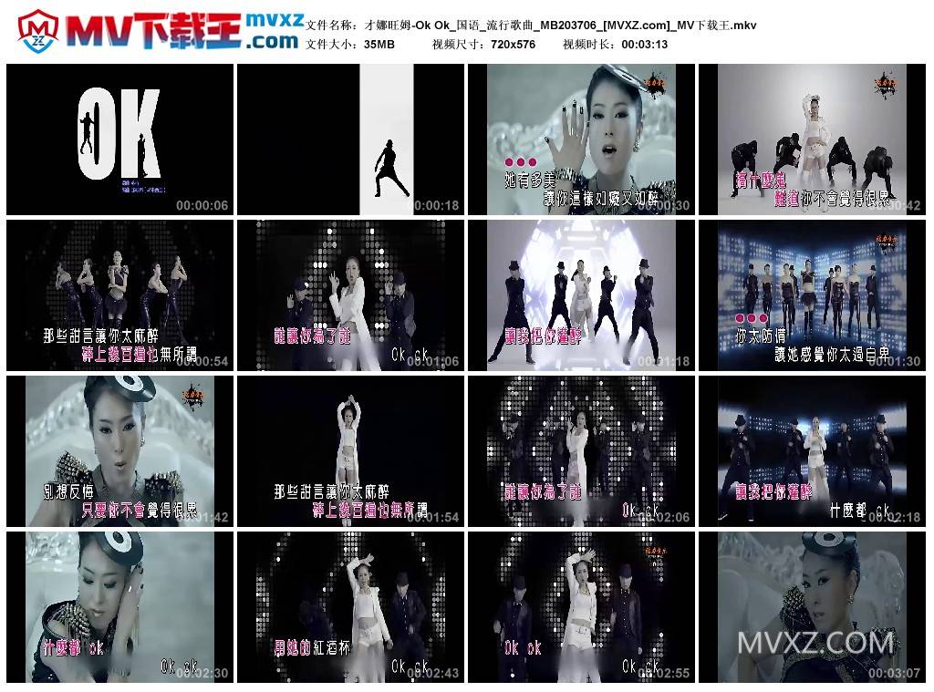 才娜旺姆-Ok Ok_国语_流行歌曲_MB203706